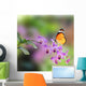 Purple Orchid Flower Wall Decal