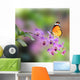 Purple Orchid Flower Wall Decal