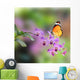 Purple Orchid Flower Wall Decal