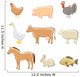 Farm Animals Set Vector Wall Decal