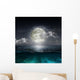 Moon Reflecting Lake Wall Decal