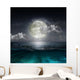 Moon Reflecting Lake Wall Decal