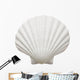 Up Ocean Shell White Wall Decal