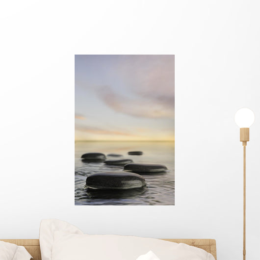 Stones Calm Water Wall Decal