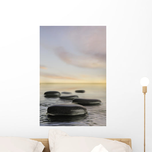 Stones Calm Water Wall Decal
