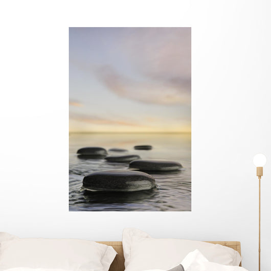 Stones Calm Water Wall Decal