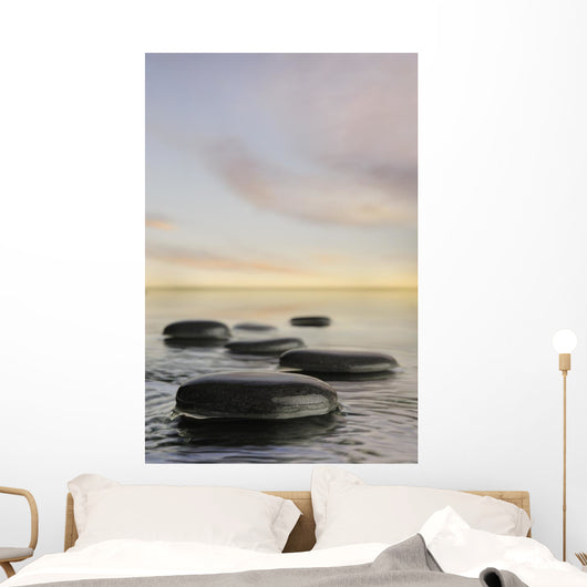 Stones Calm Water Wall Decal