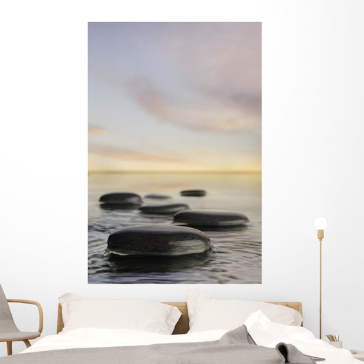 Stones Calm Water Wall Decal