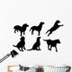Dog Silhouettes Wall Decal