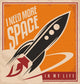 Retro Outer Space Wall Decal