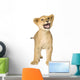 Roaring Lion Cub Wall Decal