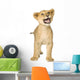 Roaring Lion Cub Wall Decal