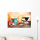 Several Glasses Different Drinks Wall Decal