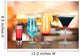 Several Glasses Different Drinks Wall Decal