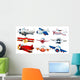 Different Plane Designs Wall Decal