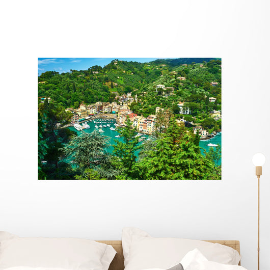 Portofino Village Ligurian Coast Wall Decal