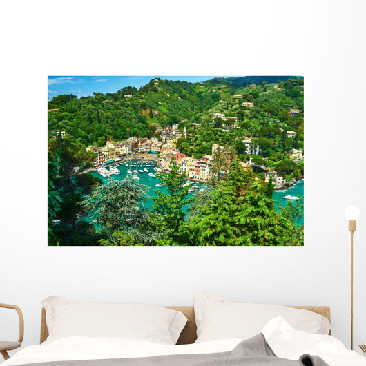 Portofino Village Ligurian Coast Wall Decal