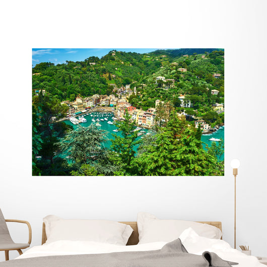 Portofino Village Ligurian Coast Wall Decal
