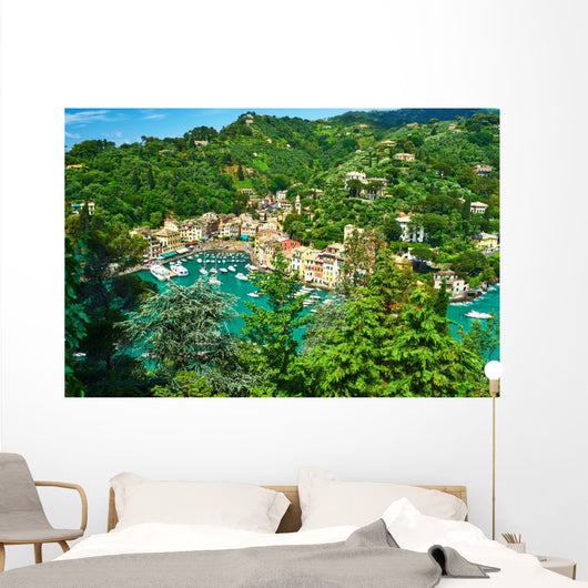 Portofino Village Ligurian Coast Wall Decal
