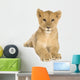 Resting Lion Cub Wall Decal