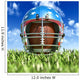 American Football Helmet over Wall Decal