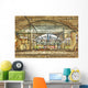 Interior Derelict Industrial Building Wall Decal