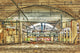 Interior Derelict Industrial Building Wall Decal