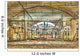 Interior Derelict Industrial Building Wall Decal