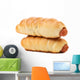 Sausage Rolls White Wall Decal