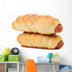 Sausage Rolls White Wall Decal