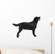 Black Labrador Retriever Wall Decal