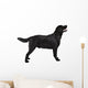 Black Labrador Retriever Wall Decal