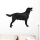 Black Labrador Retriever Wall Decal