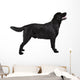 Black Labrador Retriever Wall Decal
