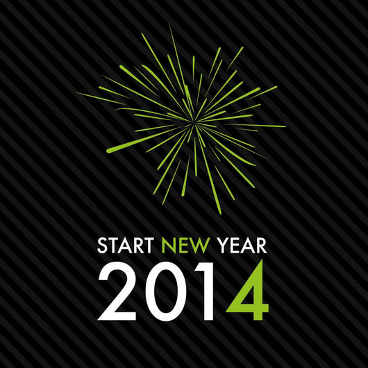 Silvester 2014 Start New Wall Decal