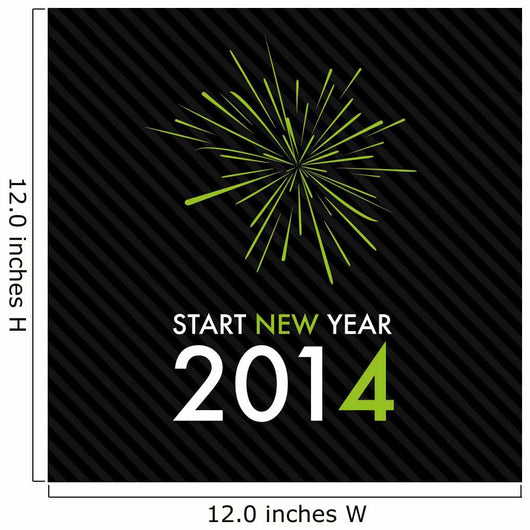 Silvester 2014 Start New Wall Decal