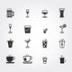Drink Icons Wall Decal