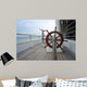 Steuerrad Und Fernrohr Auf Wall Decal
