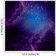 Space with Purple Clouds Wall Decal