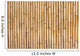 Bamboo Fence Wall Decal