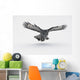 Flying Great-grey Owl Strix Nebulosa Wall Decal