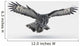 Flying Great-grey Owl Strix Nebulosa Wall Decal