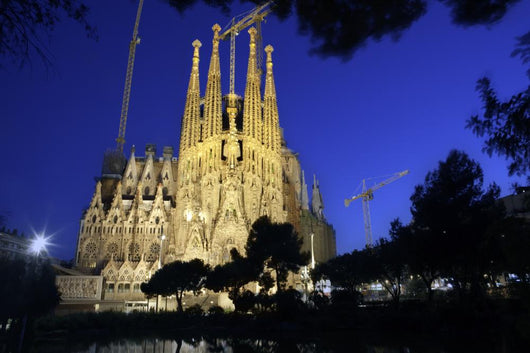 Sagrada Familia Night Dream Wall Decal