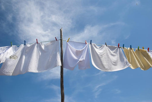 Laundry Drying Rope outside Wall Decal