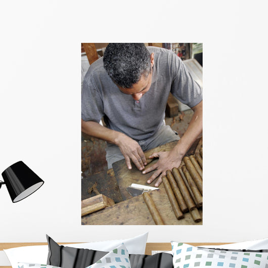 Cigar Roller Cuba Wall Decal