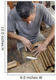 Cigar Roller Cuba Wall Decal