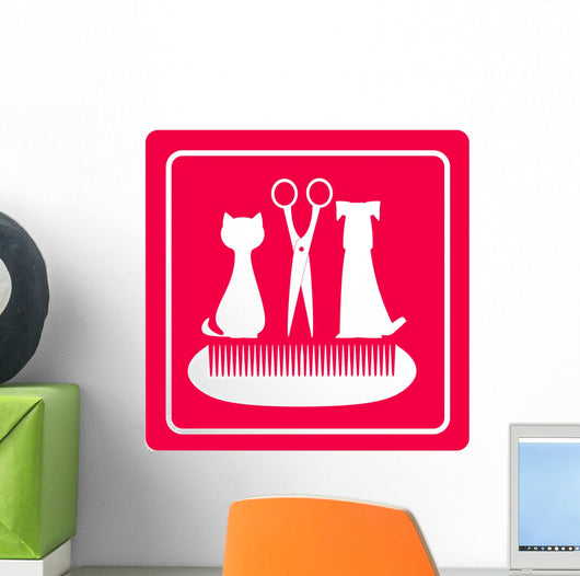 Grooming Barbershop for Pet Wall Decal