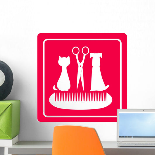 Grooming Barbershop for Pet Wall Decal
