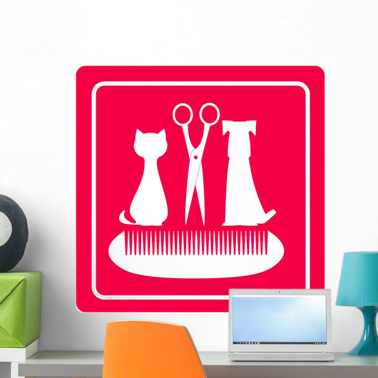 Grooming Barbershop for Pet Wall Decal