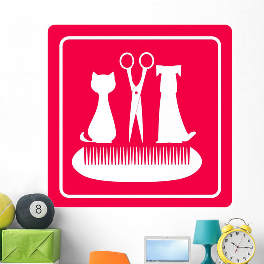 Grooming Barbershop for Pet Wall Decal
